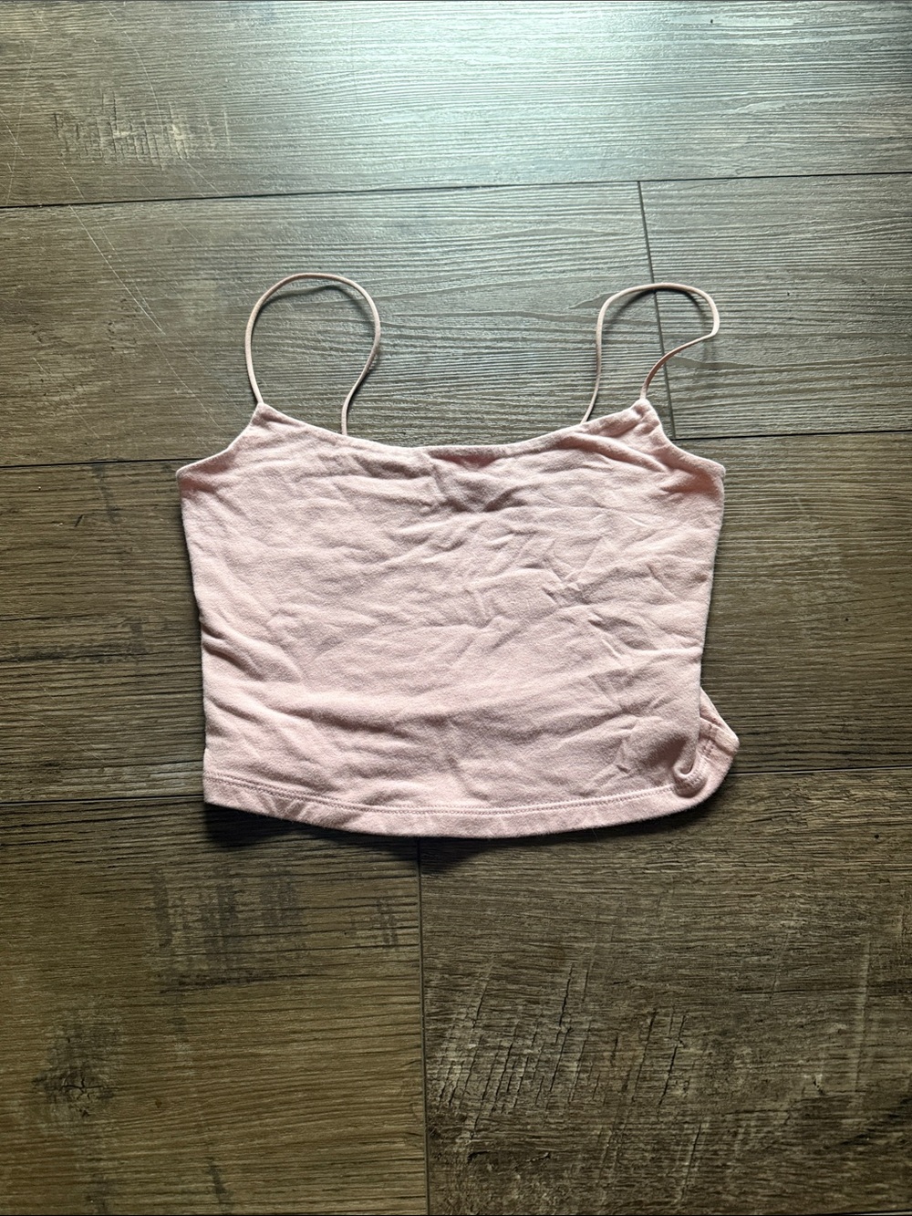 Aeropostale Blush Pink Spaghetti-Strap Crop Camisole